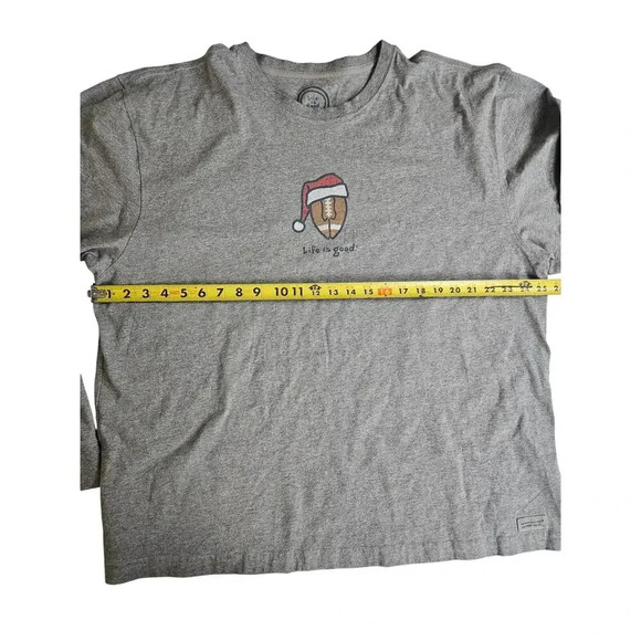 Life Is Good Santa Crusher Football Long Sleeve Tee Men’s XXL - Picture 4 of 6